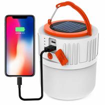 Lanterna Solar LED Portátil Camping Controle Remoto Recarregável USB Luz Emergência Tenda Pescaria Power Bank Lanterna Solar LED Portátil Camping Controle Remoto Recarregável USB Luz Emergência Tenda Pescaria Power Bank