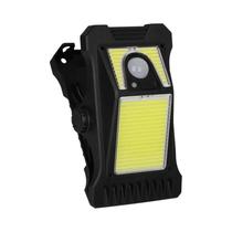 Lanterna Solar Multifuncional À Prova d'Água Com Sensor Para Uso Externo Em Jardim, Pátio, Casa E