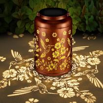 Lanterna solar Pawatee Metal à prova d'água, beija-flor suspenso