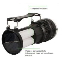 Lanterna Solar Portátil Led Carregamento