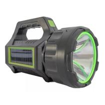 Lanterna Solar Recarrecável De Mão Farolete + Luminária Com Luz De Emergência Strobo Lanterna Solar Recarrecável De Mão Farolete + Luminária Com Luz De Emergência Strobo