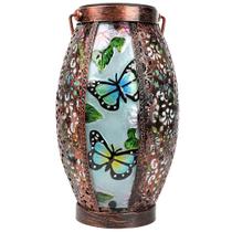 Lanterna solar TEYIGARDEN Butterfly 41 cm impermeável ao ar livre