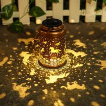 Lanterna solar WACLSTDAY Horse Pattern IP65 impermeável 18x11 cm Lanterna solar WACLSTDAY Horse Pattern IP65 impermeável 18x11 cm