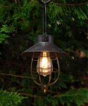 Lanterna solar YaKii, lâmpada de metal impermeável para exterior