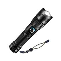 Lanterna T9 com Zoom Ajustável Alumínio Aeronáutico Potência Extrema Recarregável USB e Design Deslizante