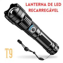 Lanterna T9 LED Alta Intensidade Alcance Longo