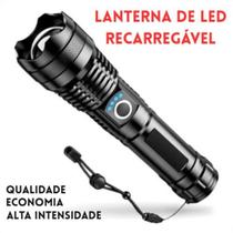 Lanterna T9 LED Reforçada Uso Tático e Aventura