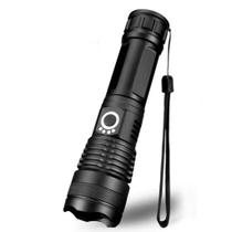 Lanterna T9 P99 Tática Led Com Foco Retrátil Recarregável