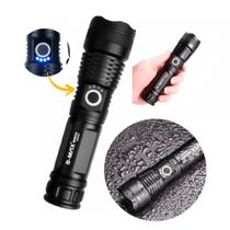 Lanterna T9 Tática Militar Longo Alcance Recarregável 20w 3 Módulos De Luz