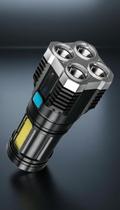 Lanterna Tática 7 LEDs + COB USB Recarregável Lanterna Tática 7 LEDs + COB USB Recarregável