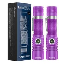 Lanterna tática Banral K518 Recarregável USB-C Roxa x2