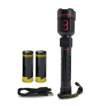 Lanterna tatica bm8523 c/ zoom 25cm - B-MAX