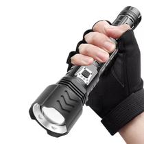 Lanterna Tática com Zoom Led Potente Longo Alcance Recarregável Para Sítio, Pescaria, Fazenda e Trabalhos Noturnos Lanterna Tática com Zoom Led Potente Longo Alcance Recarregável Para Sítio, Pescaria, Fazenda e Trabalhos Noturnos