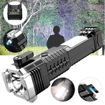 Lanterna Tática De Led Recarregável Para Fazenda Sitio Camping Linha Premium