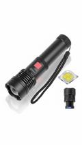 Lanterna Tática Forte Recarregável USB LED