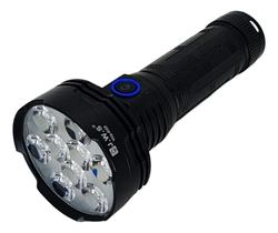 Lanterna Tática JWS 9 LEDs V3 Ultra Potente Recarregável USB-C Zoom Ajustável Longo Alcance Profissional WS-652 Lanterna Tática JWS 9 LEDs V3 Ultra Potente Recarregável USB-C Zoom Ajustável Longo Alcance Profissional WS-652