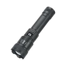 Lanterna Tática LED 2000LM Recarregável USB À Prova d'Água Com Zoom, Luz De Emergência Portátil Para