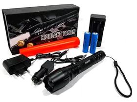 Lanterna Tática Led 99000w Zoom Baterias E Red Sinalizador T6