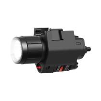 Lanterna Tática LED Com Mira Laser Ponto Vermelho E 3 Modos Para Tiro Ao Ar Livre Em Trilho De 20mm Lanterna Tática LED Com Mira Laser Ponto Vermelho E 3 Modos Para Tiro Ao Ar Livre Em Trilho De 20mm