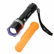 Lanterna Tática Led Cree com Sinalizador - Foco Ajustável - Bateria Recarregável - BM8466 - B-Max