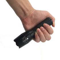 Lanterna Tática Led Cree Q5 Police Swat c/ Zoom Profissional