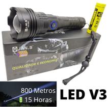 Lanterna Tática Led Cree V3 Longo Alcance 500 Metros Usb C JWS WS-620