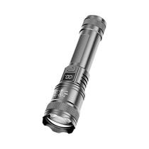 Lanterna Tática LED De Alta Potência 2000LM Recarregável Por USB Para Camping, Pesca E Emergências
