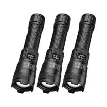 Lanterna Tática LED De Alta Potência 2000LM Recarregável Por USB Para Camping, Pesca E Emergências