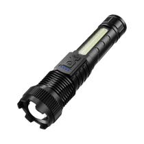 Lanterna Tática LED De Alta Potência Recarregável Por USB Com 6 Modos E Clip Para Camping, Pesca E Lanterna Tática LED De Alta Potência Recarregável Por USB Com 6 Modos E Clip Para Camping, Pesca E