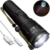 Lanterna Tática LED Laser 2000m+ Recarregável Forte Potente Lanterna Tática LED Laser 2000m+ Recarregável Forte Potente