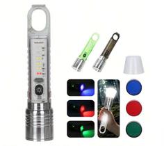 Lanterna Tatica Led Light Sabre Recarregavel 4 Cores 8525 B-MAX