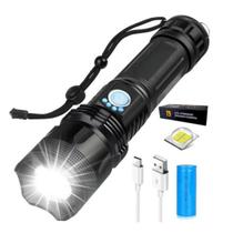 Lanterna Tática Led Recarregável T9 2990000 Lumens Potente