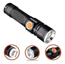 Lanterna Tática Led Recarregavél Zoom c/ USB Forte Mini Luz Branco Lanterna Tática Led Recarregavél Zoom c/ USB Forte Mini Luz Branco