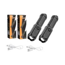 Lanterna Tática LED Super Brilhante Recarregável Por USB À Prova d'Água Para Camping E Pesca