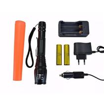 Lanterna Tatica Led T6 Alta Luminosidade Recarregável B-A8