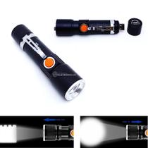 Lanterna Tática LED T6 Recarregável USB Para Casa Esporte 98000W - 55616
