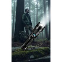 Lanterna Tática LED Zoom Potente c/ Indicador Bateria Lanterna Tática LED Zoom Potente c/ Indicador Bateria