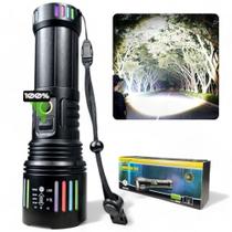 Lanterna Tática Luz LED Militar Ultra Potente, A Mais Forte do Mundo. recarregável- B-MAX Lanterna Tática Luz LED Militar Ultra Potente, A Mais Forte do Mundo. recarregável- B-MAX