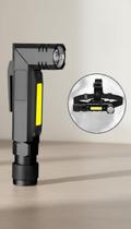 Lanterna Tática Magnética Recarregável 600 Lumens