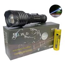 Lanterna Tática Militar JWS LED V3 Ultra Potente Zoom Ajustável Foco Redondo Luz Branca Longo Alcance ws-631