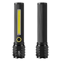 Lanterna Tática Militar Led P50 + Cob USB Recarregável Com Ajuste de Zoom Prova Dagua Lanterna Tática Militar Led P50 + Cob USB Recarregável Com Ajuste de Zoom Prova Dagua