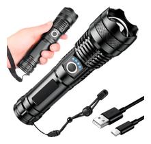 Lanterna Tática Militar LED Recarregável Alta Intensidade T9 Lanterna Tática Militar LED Recarregável Alta Intensidade T9