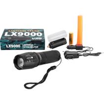 Lanterna Tática Militar LX900 Led Recarregável Zoom