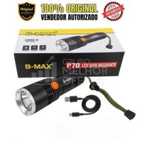 Lanterna Tática Militar P70 Com Zoom Potente Led Recarregável Alcance 2km Enviamos no mesmo dia