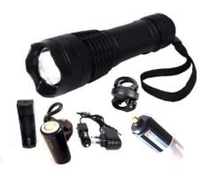 Lanterna Tática Militar Super Led T9 P50 +suporte P/Bike Lanterna Tática Militar Super Led T9 P50 +suporte P/Bike