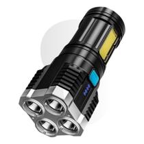 Lanterna Tática Muito Forte Alto Alcance Potente Led Usb