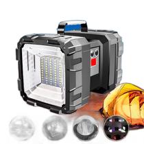 Lanterna Tática Multifuncional Led Recarregável Forte Pesca
