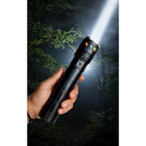 Lanterna Tática Poderosa 2km Foco Zoom Recarregável USB Lanterna Tática Poderosa 2km Foco Zoom Recarregável USB