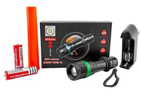 Lanterna Tática Police JY-985 LED Q5 350.000 Lumens Zoom 2000x Recarregável