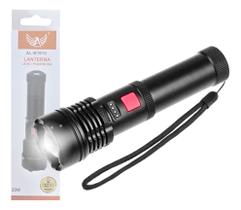 Lanterna Tática Portátil Recarregável Luz Led 20w Com Alça AL-B1915